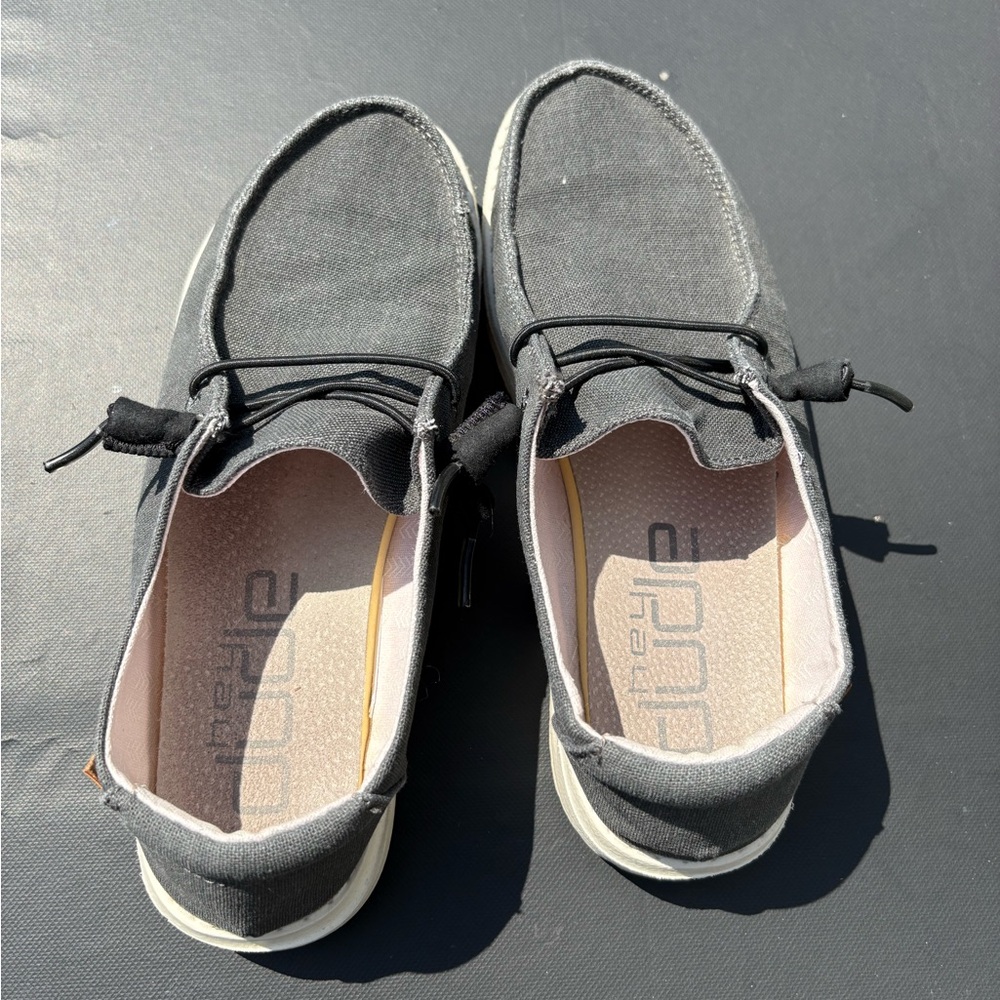 Hey Dude Charcoal Slip-On Shoes